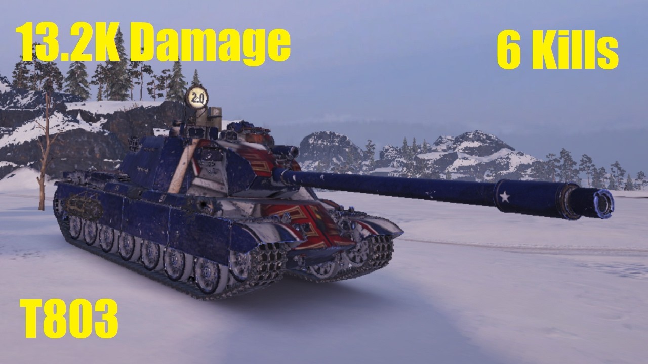 WoT T803 - 6 Kills 13.2K DMG (Mannerheim Line)