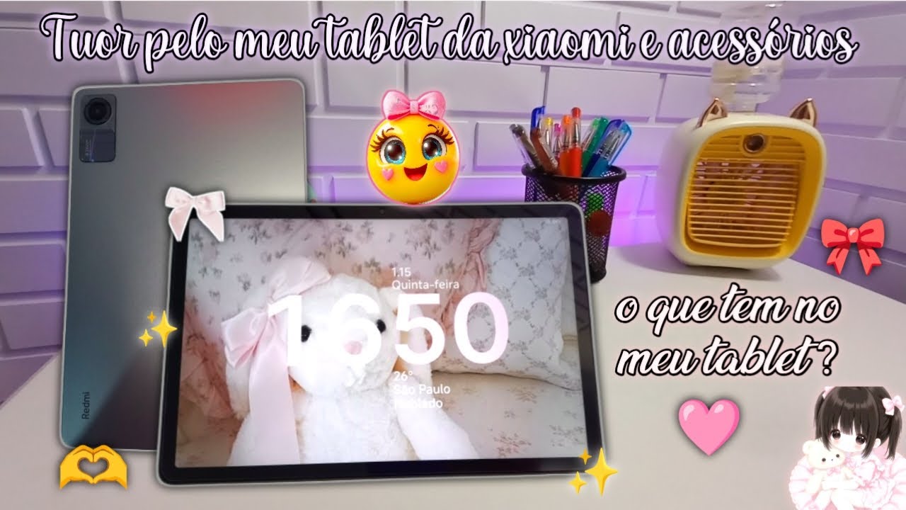 ✨️🩶 tuor pelo meu tablet Redmi pad se é acessórios ✨️🩶
