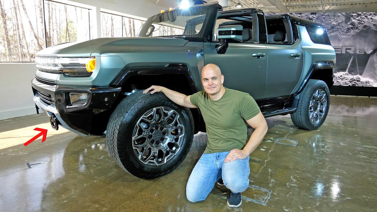 An Electric HUMMER SUV?! - First look at the Tesla rescue vehicle