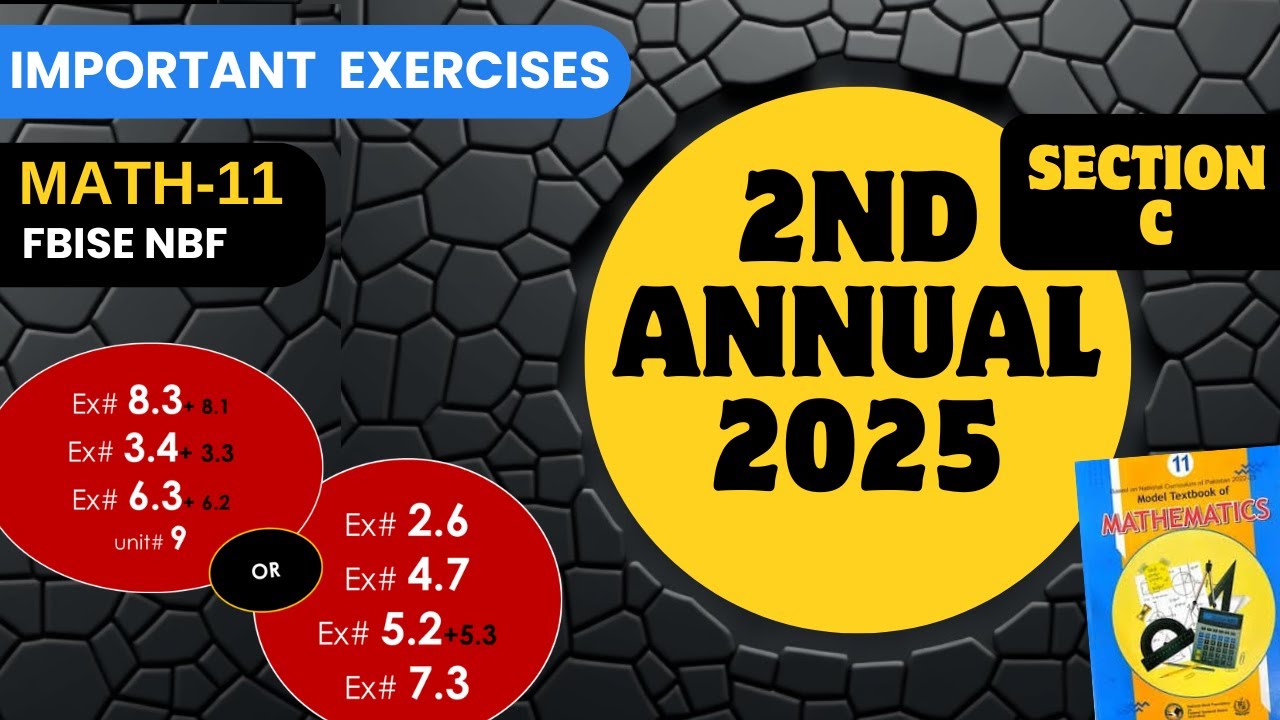 2-е ежегодное задание «Самые важные упражнения для подготовки к вопросам раздела C» по математике...