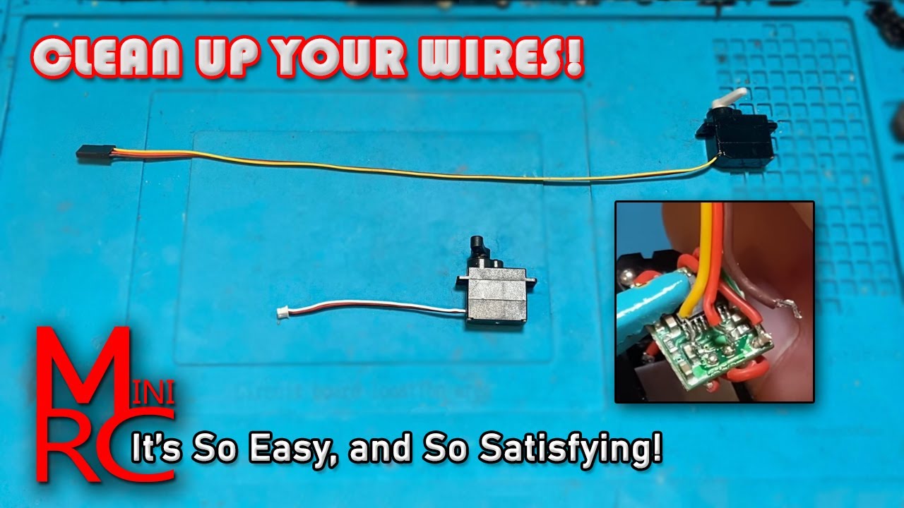 YOU Can Shorten Your Servo Wires - The Best Way! (And it's easy) - SCX24, Mini B, Mini T, JRX2