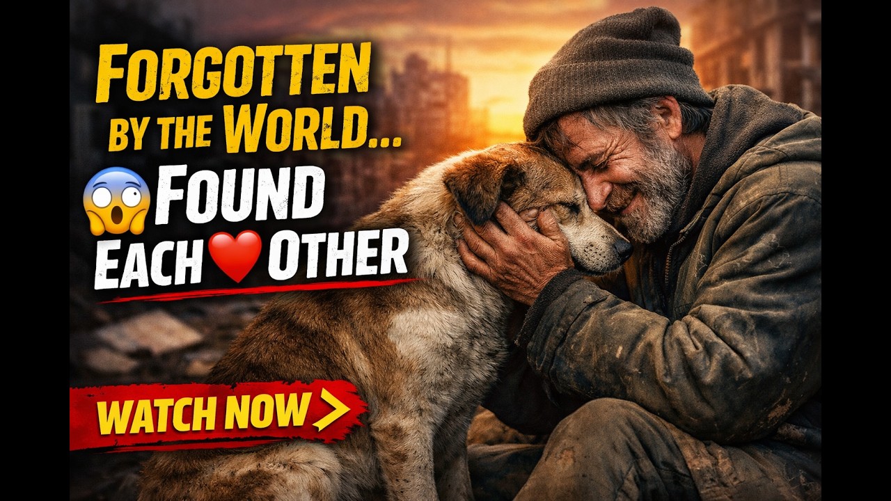 A Homeless Man and a Stray Dog&hellip; Forgotten by the World, Found Each Other