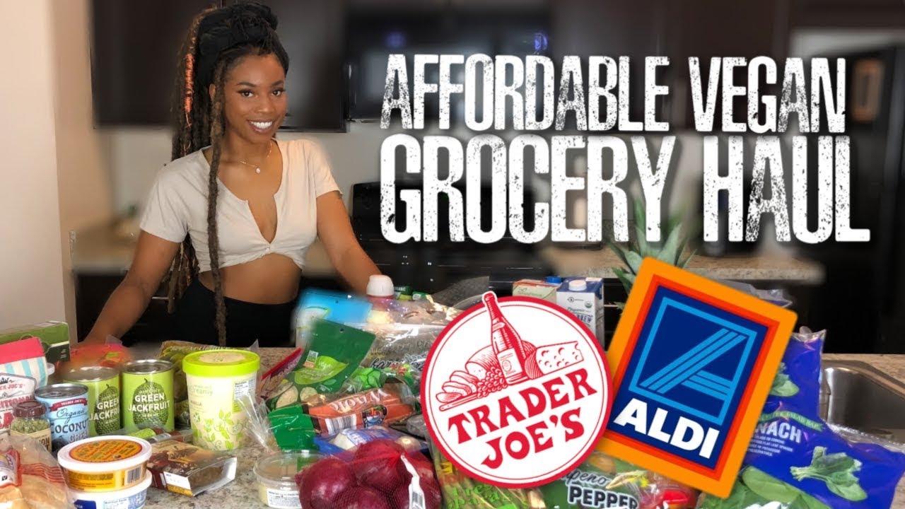 AFFORDABLE PLANT BASED GROCERY HAUL by @YANAGLO