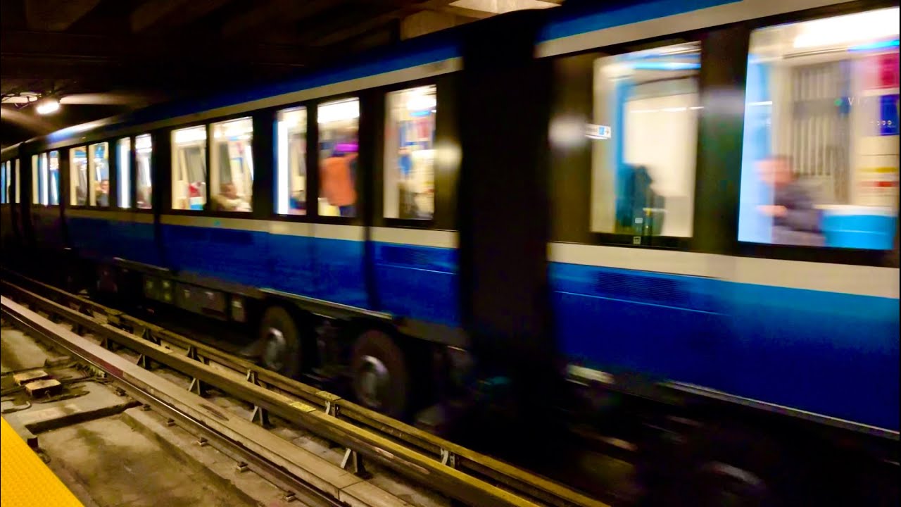 [Métro de Montréal] Trajet de Viau à Guy Concordia incluant la vue extérieure à Viau 🟢