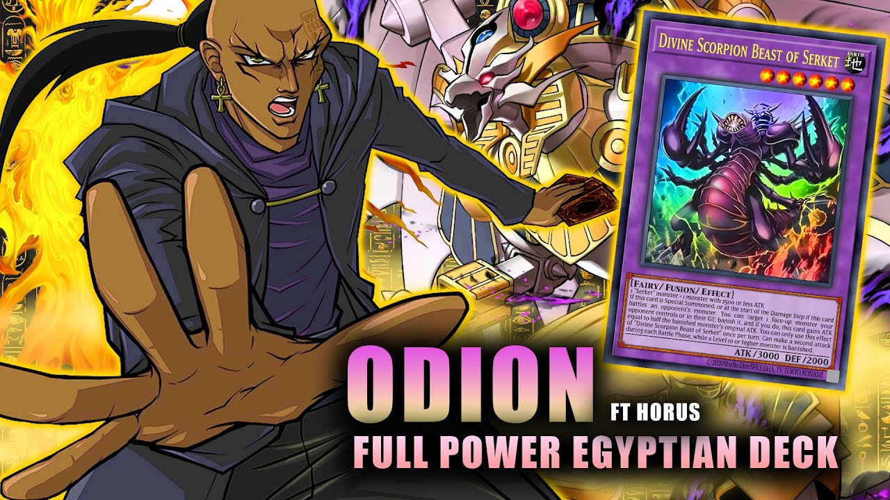 The Ultimate Egyptian Deck! Temple Of The Kings, Horus Odion Maze Of The Masters EDOPRO