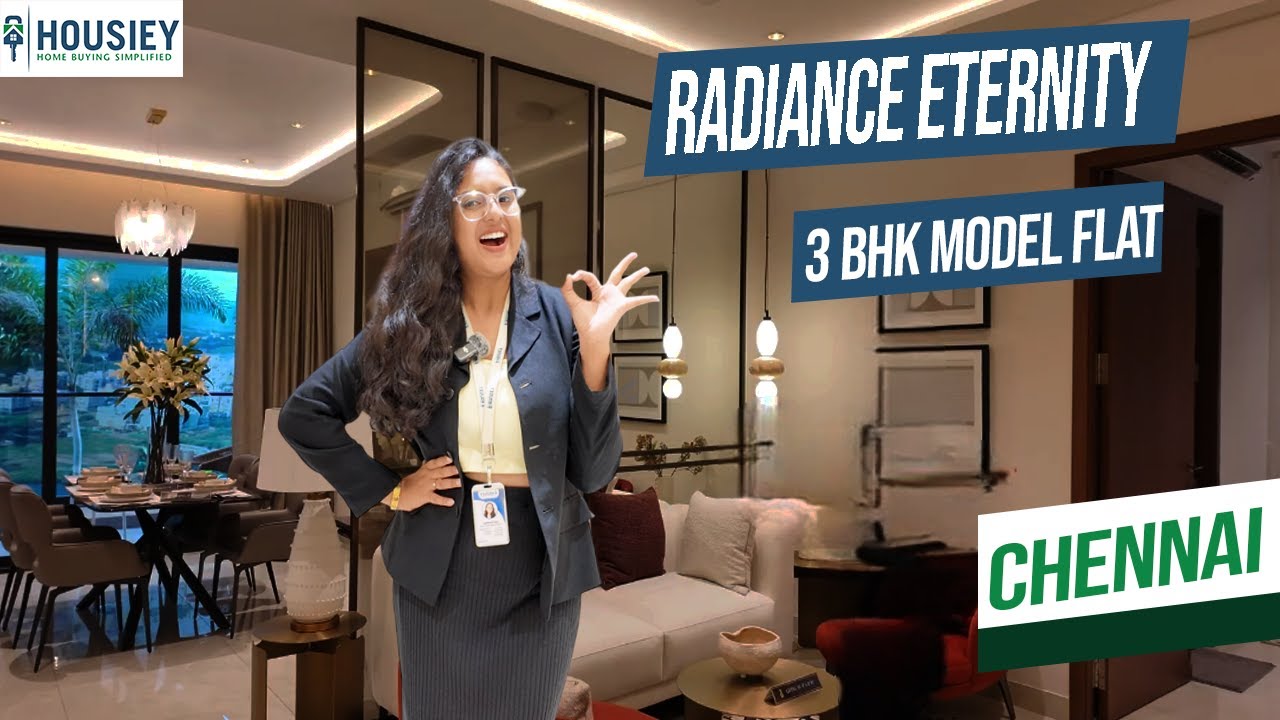 Radiance Eternity Thoraipakkam | Luxurious 3BHK Model Flat Tour In Chennai | Location & Review 2025