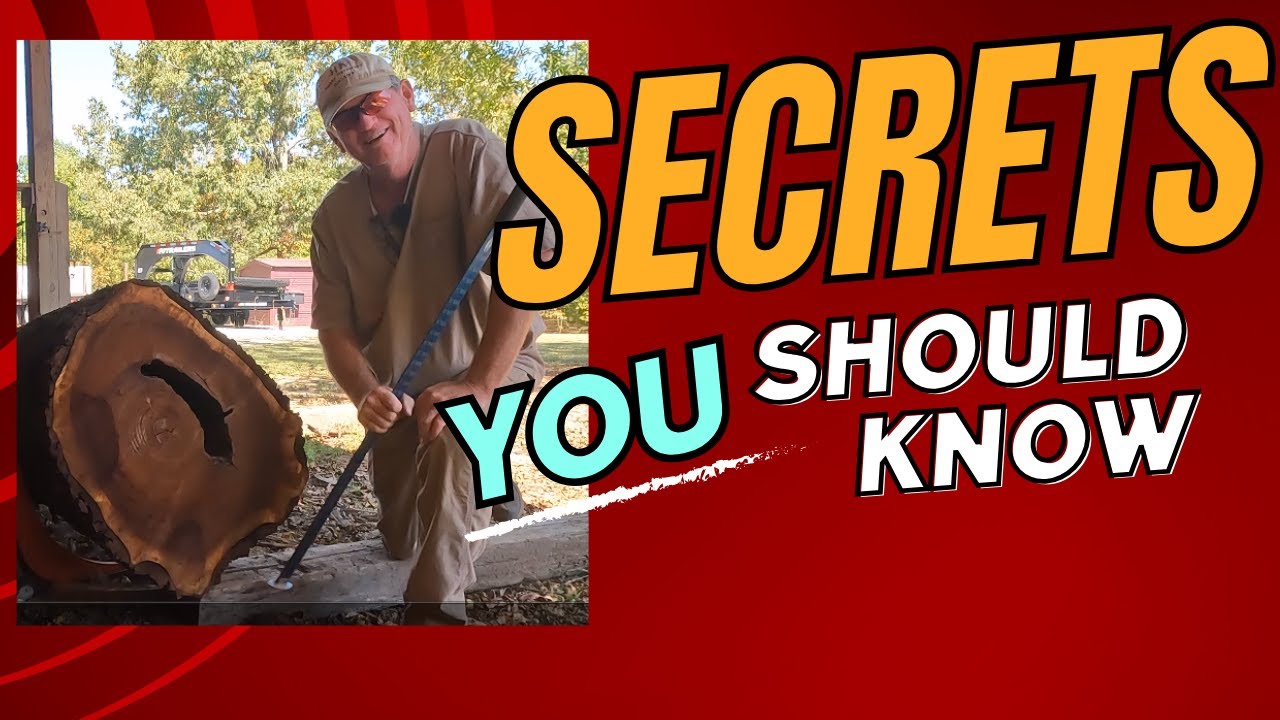 The Secret of Sawmilling! Use your BRAIN!!