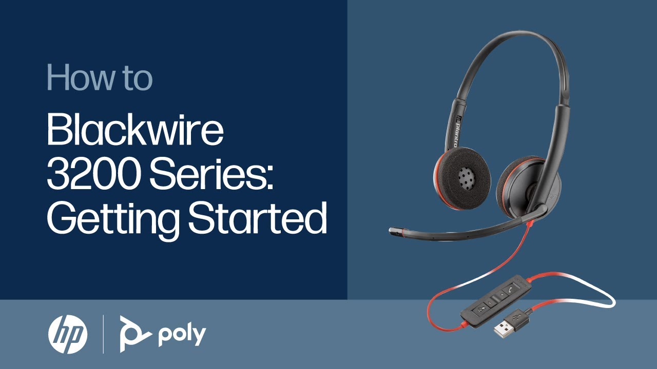 Blackwire 3200 Series: Getting Started | HP Support