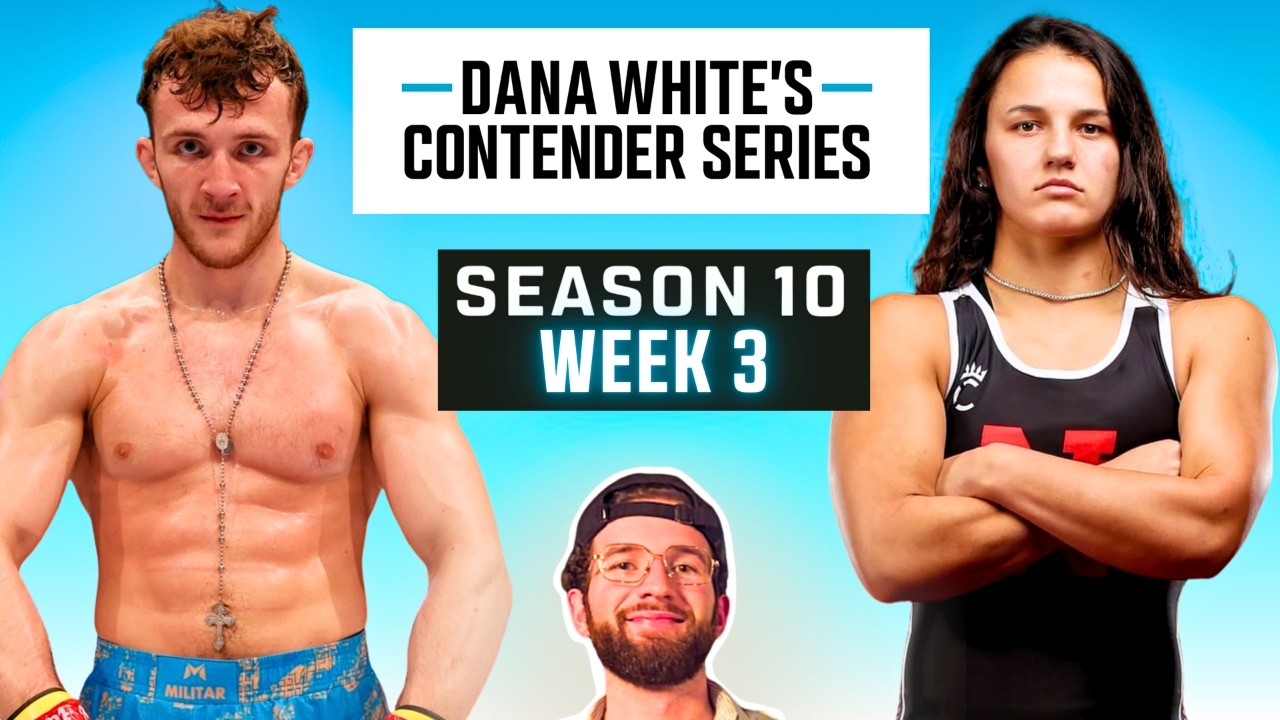Dana White's Contender Series WEEK 3 Predictions (2026)