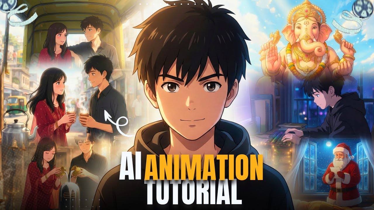 AI Animation Tutorial | How to Make Animated Videos Using AI | Beginners Friendly Step by Step