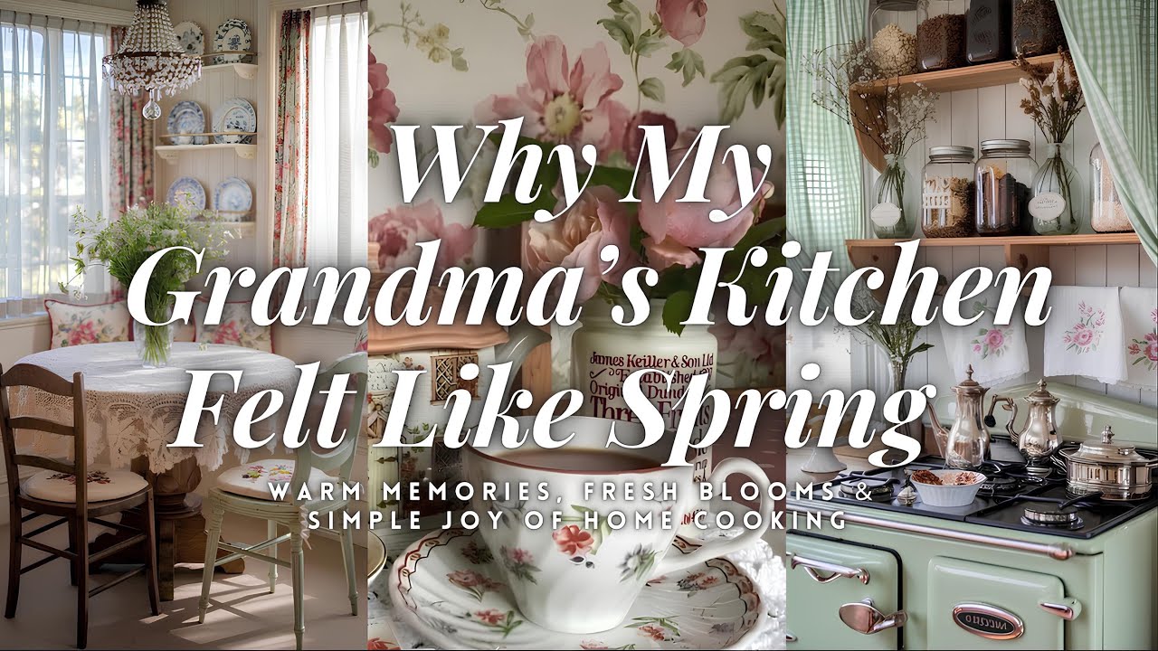 Why My Grandma’s Kitchen Felt Like Spring: Warm Memories, Fresh Blooms & Simple Joy of Home Cooking🌼