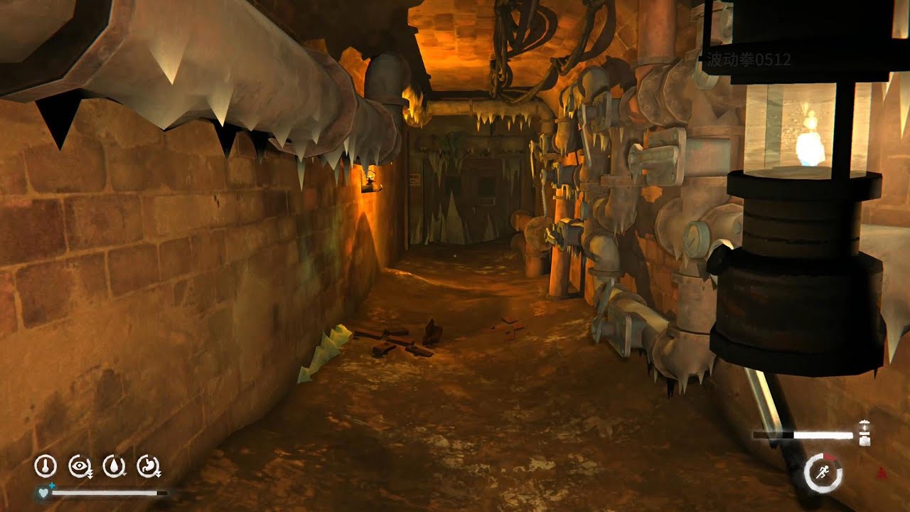 一周目《漫漫长夜》P14:像迷宫一样的蒸汽管道/First reading of The Long Dark, page 14: Steam pipes like a maze