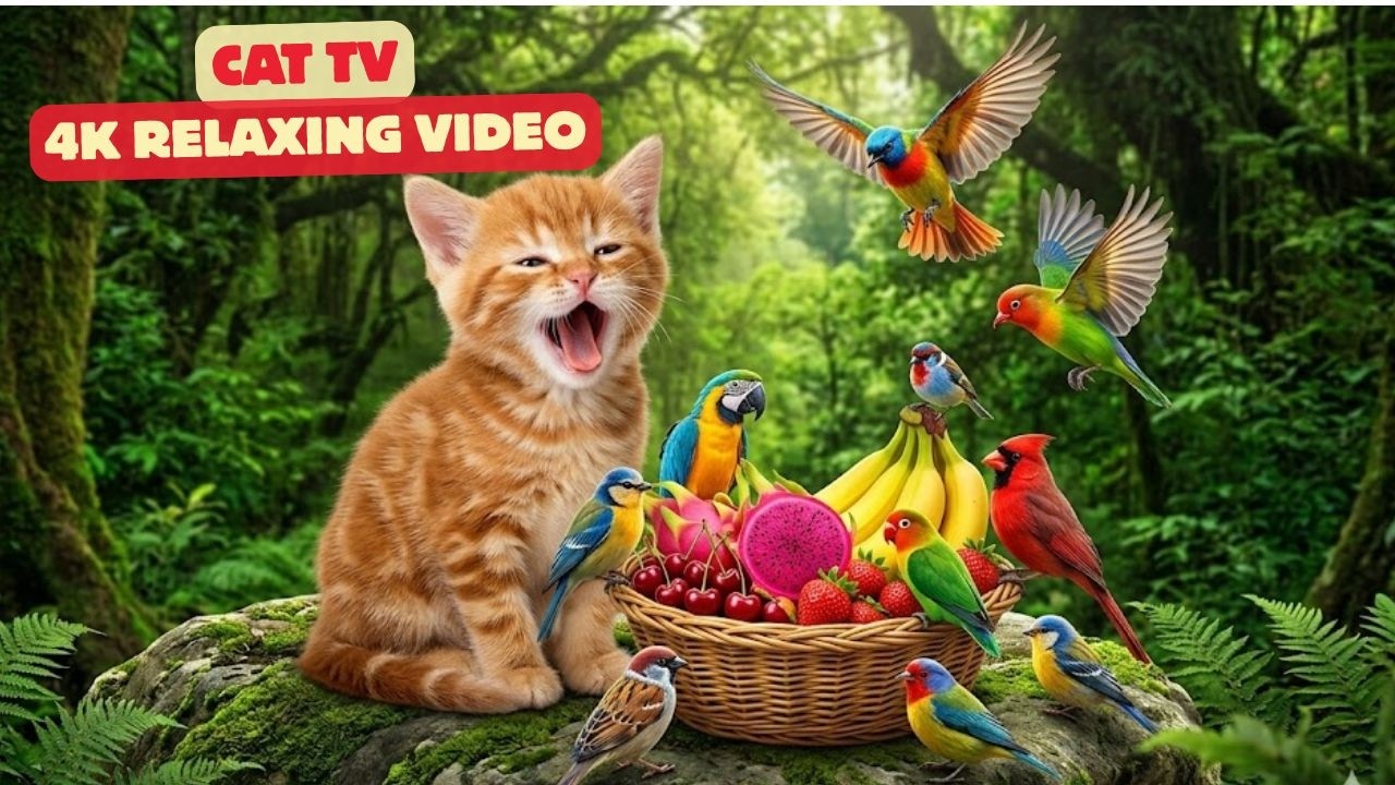 Birds That MESMERIZE Cats & Dogs 🐦😺🐶 | Ultimate Pet TV Nature | 4K HDR