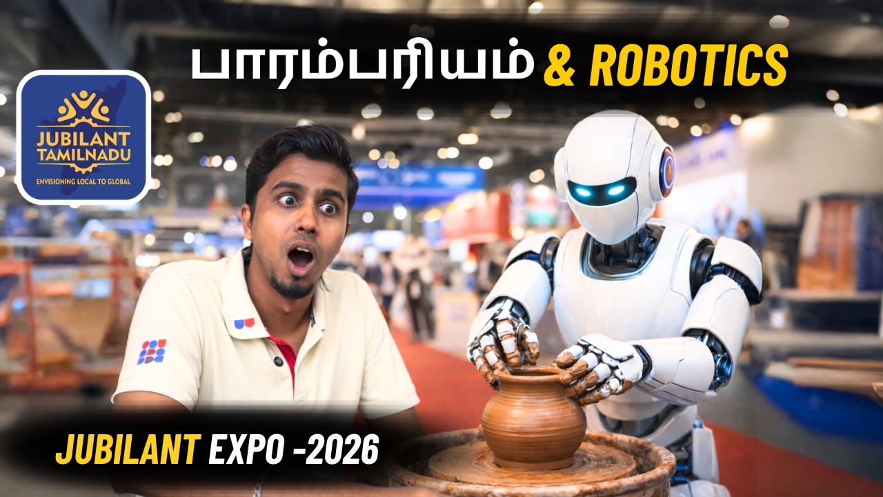 Robots vs. Mud Crafts? 🤯 Inside Jubilant Tamilnadu Global Expo 2026 (Part 1)