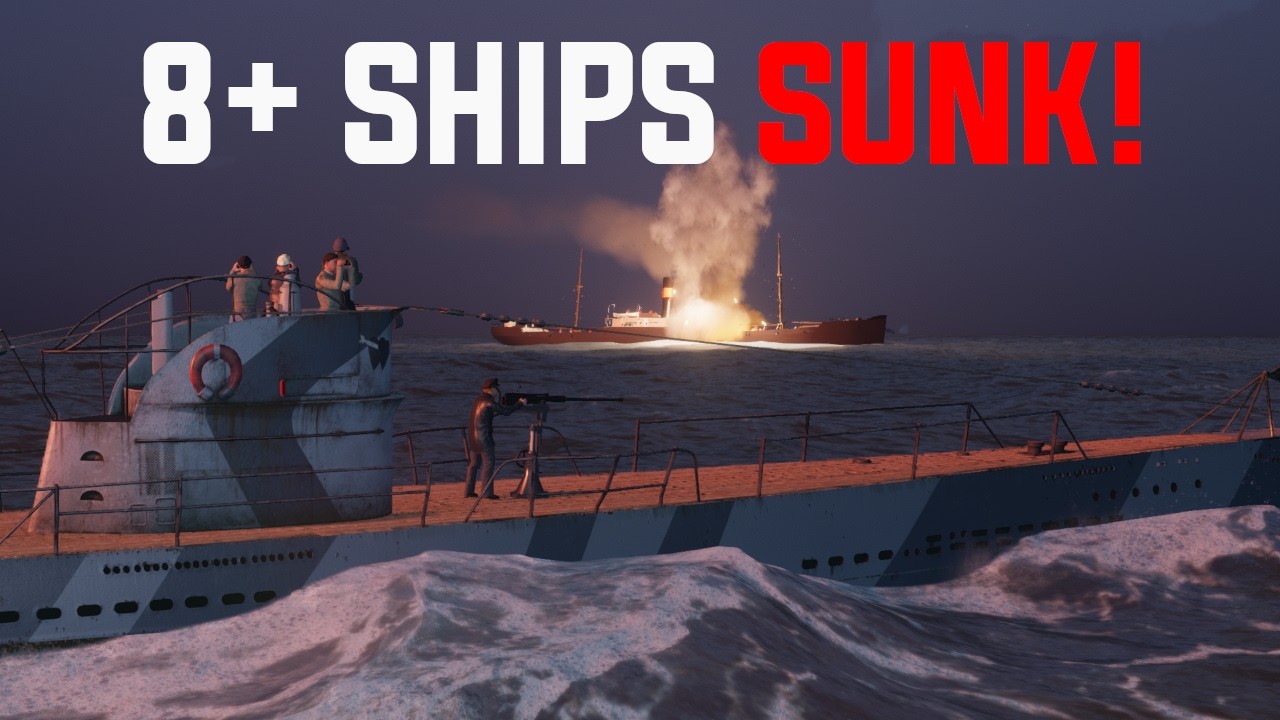 Sinking 8 Ships in ONE DAY with Type II Uboat!