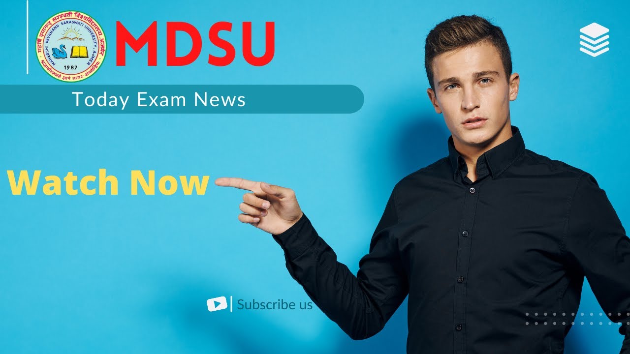MDSU Exam News Today || Mdsu latest News Today || Mdsu Exam form 2022 #mdsu #mdsutodaynews