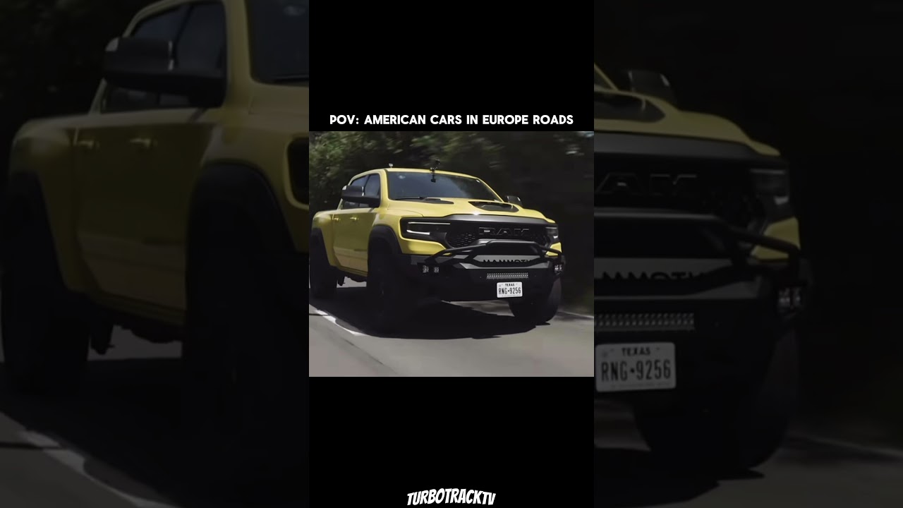 American Cars on Europe roads 