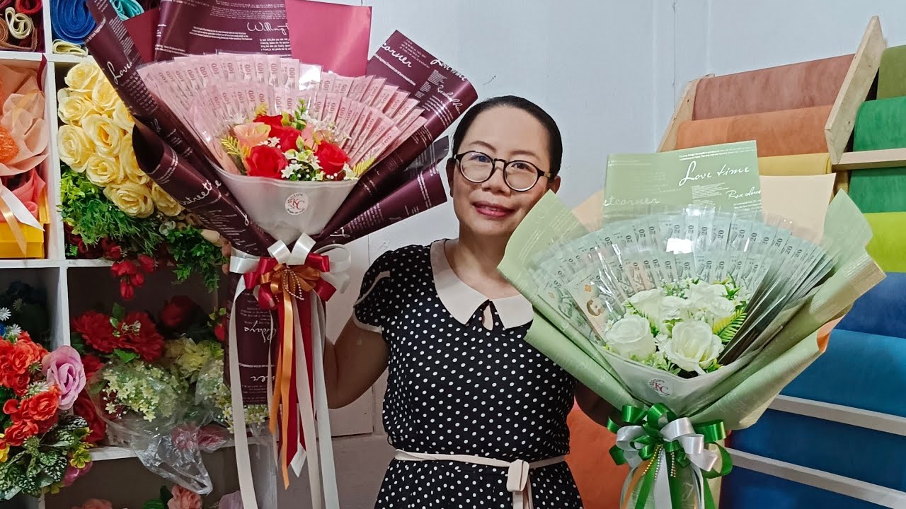 คลิป #สอนจัดดอกไม้ #ช่อดอกไม้ธนบัตร #ช่อดอกไม้รับปริญญา #ขายช่อดอกไม้ #diy #ของขวัญ #เซอร์ไพรส์แฟน