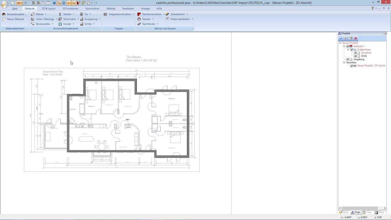 cadvilla&reg; Support - DXF/DWG Import (deutsch)