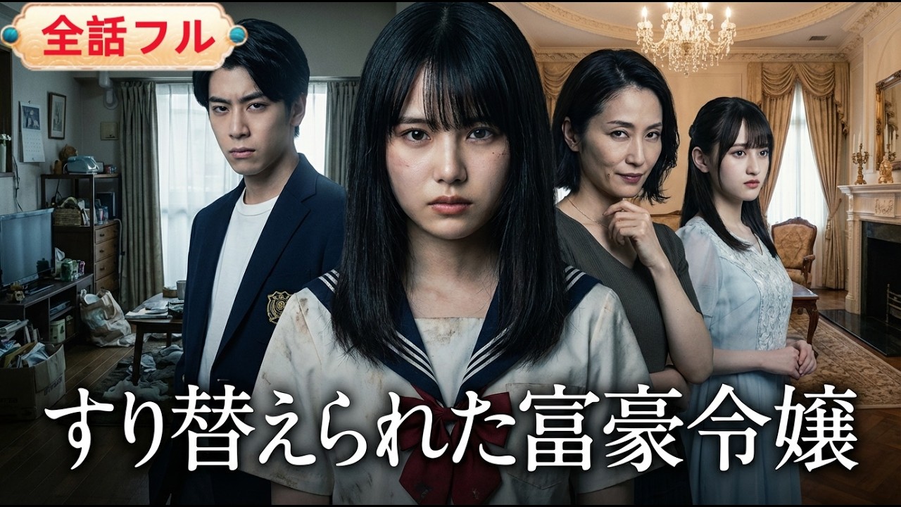 💥全話フル💥 10 年前、富豪令嬢が清掃員の娘とすり替えられた！貧困と虐待の日々から名門高校へ！