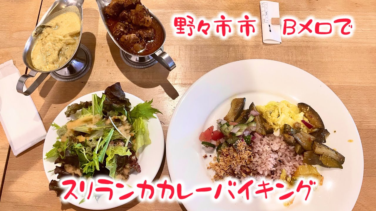 【カレーバイキング】野々市市　Bメロでスリランカカレーバイキング【消化不良気味】