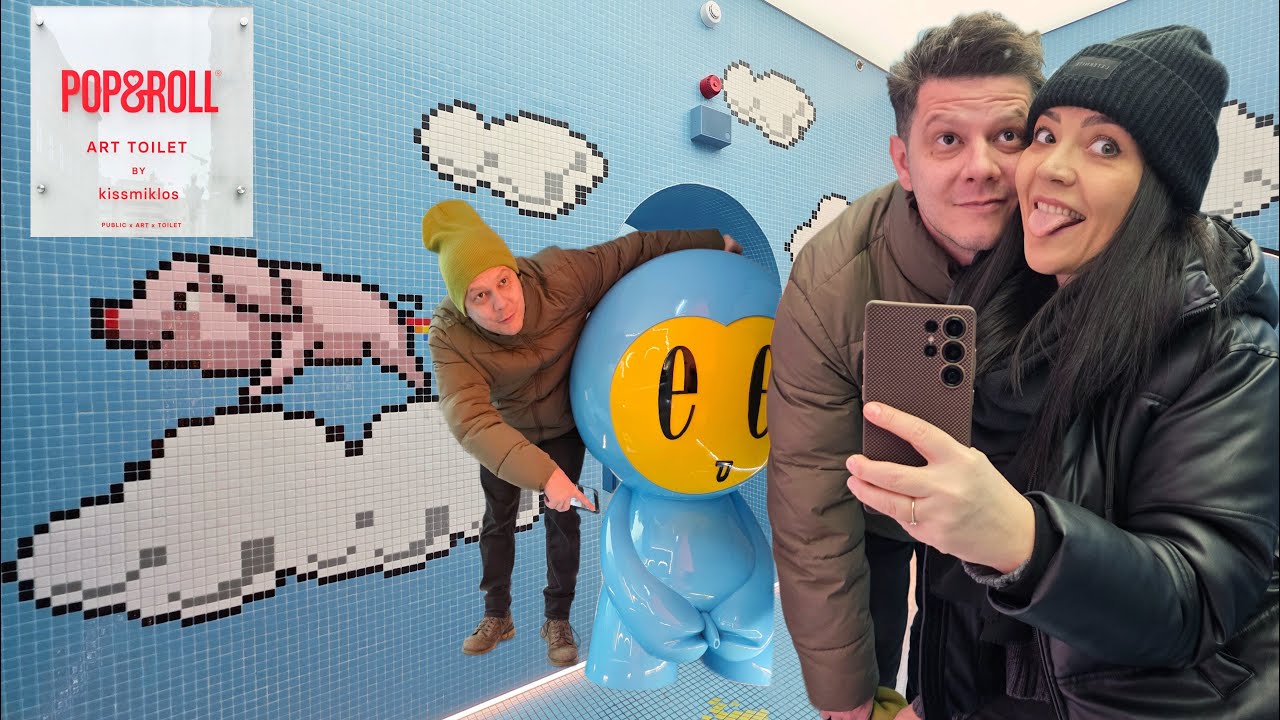 POP&ROLL | ART TOILET 🚽 - cand arta ajunge si la… toaleta 😃