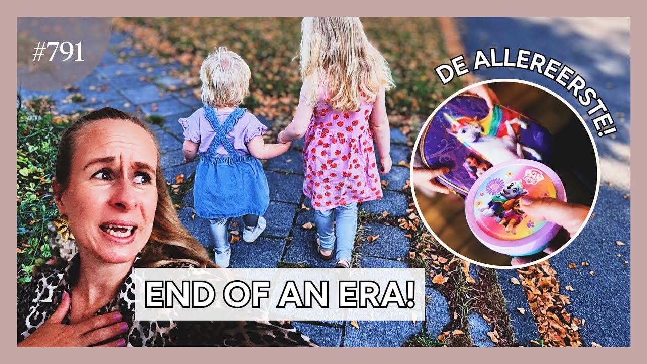 Olivia naar de basisschool: Broodtrommel maken & Hoe reageren wij?! - Vlog 