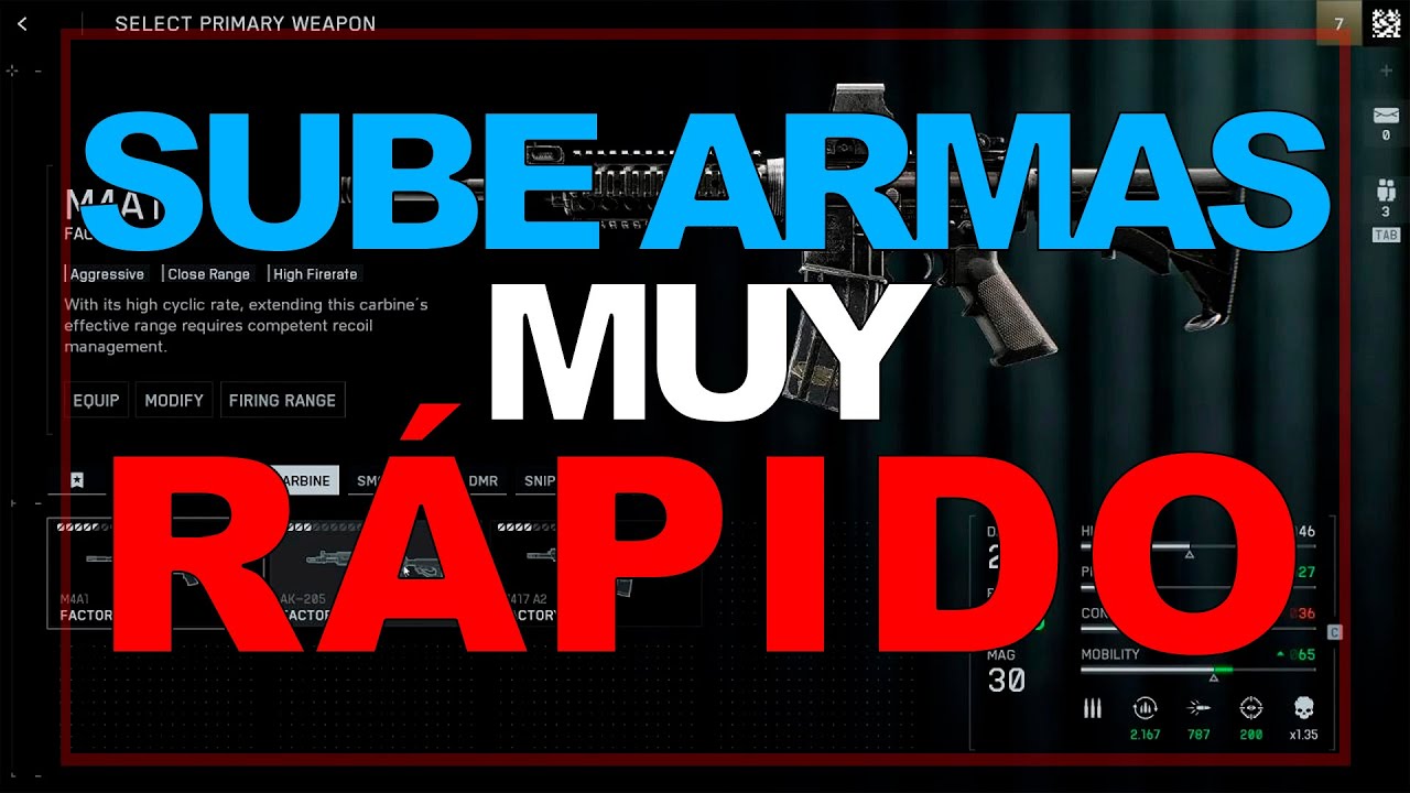 COMO SUBIR ARMAS RÁPIDO de NIVEL en BATTLEFIELD 6 sin ERROR 