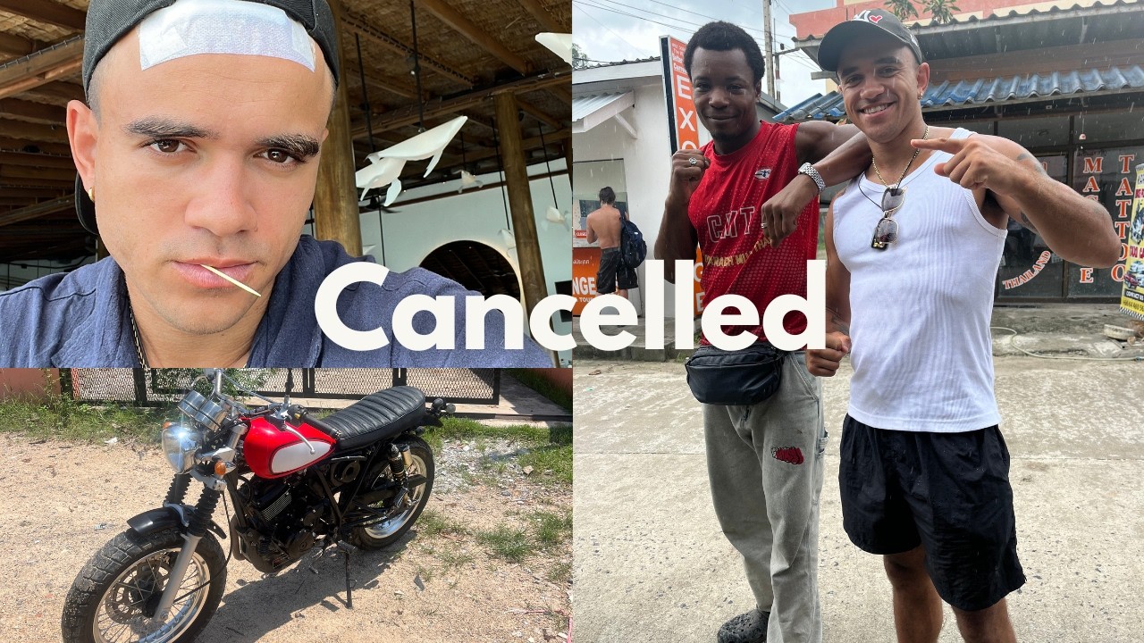 I had to cancel my next fight...