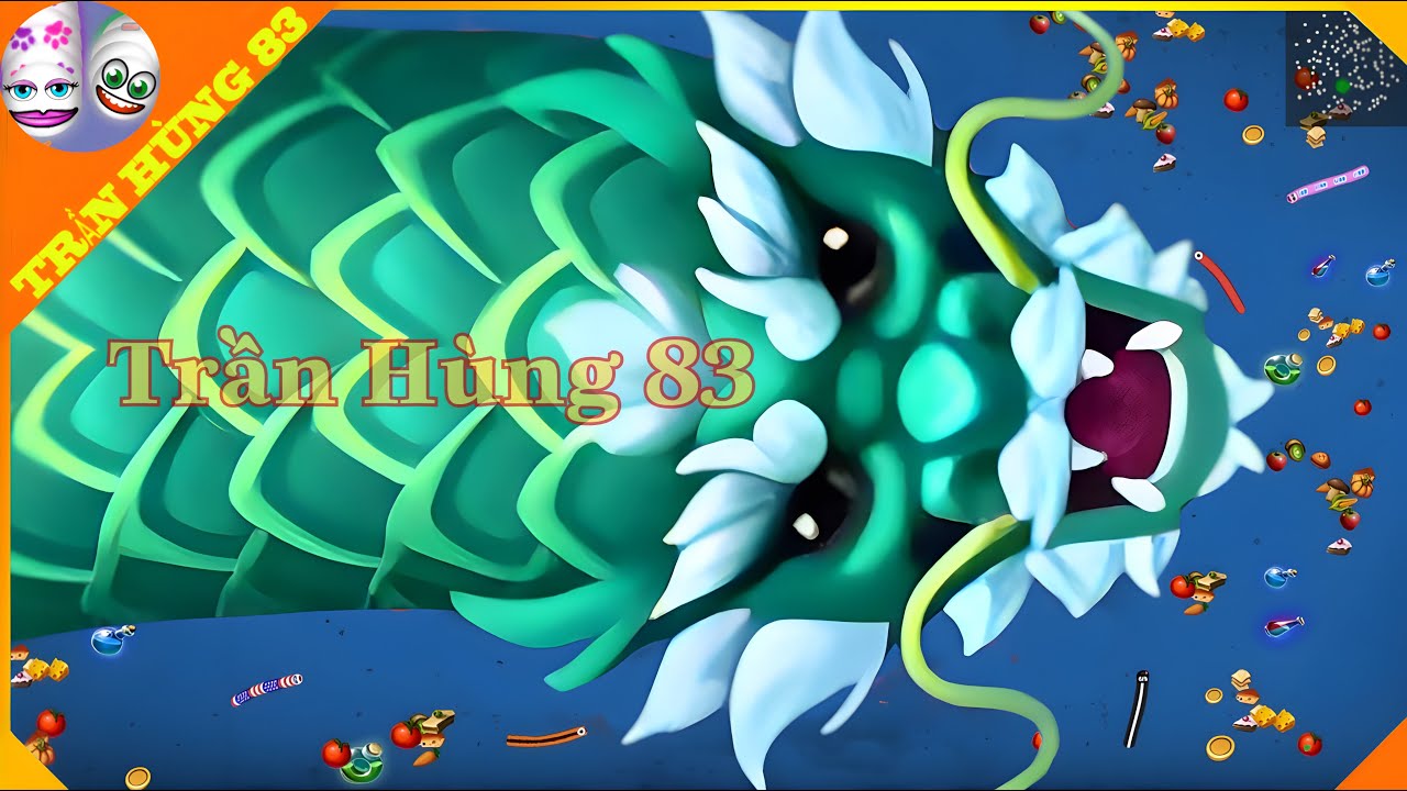 Охота на змей Green Dragon, Epic Worms Zone | Лучший игровой процесс! | Tran Hung 83