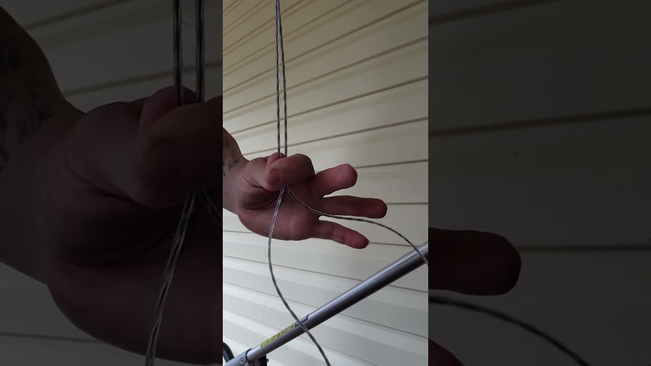 How to change a line on a victa 25.4cc
