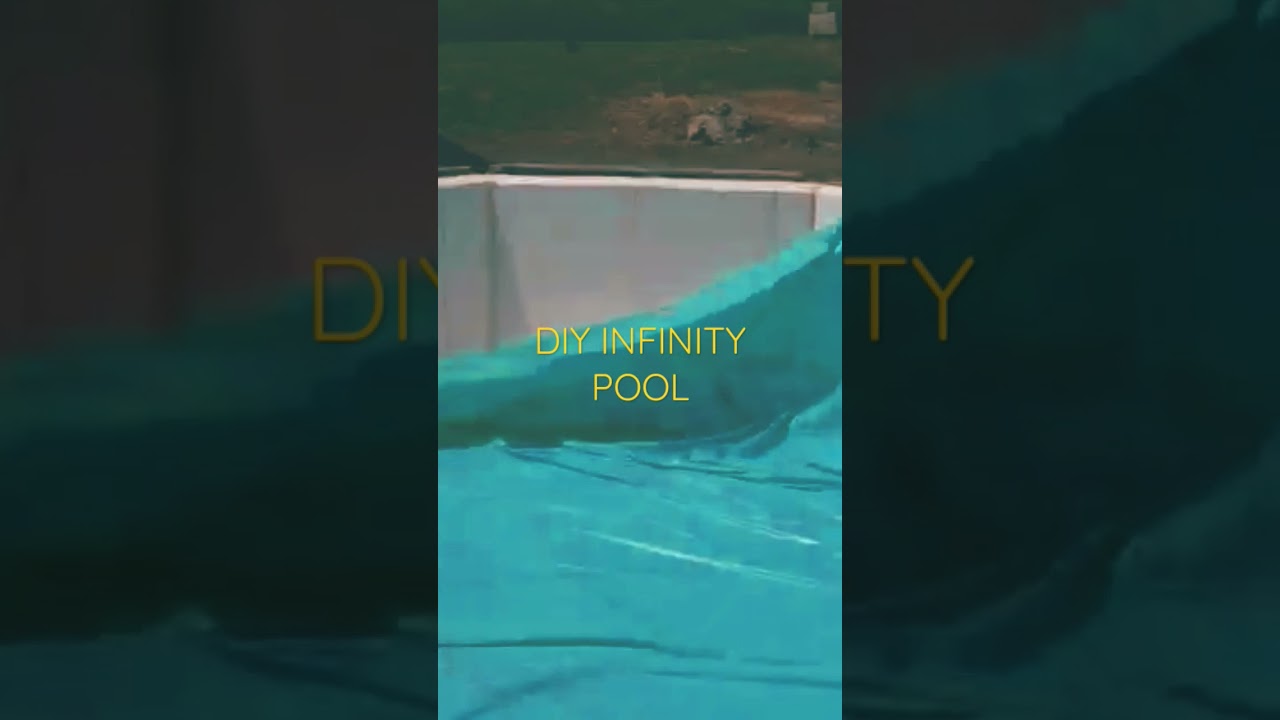 DIY INFINITY POOL 😭💙🎇➿