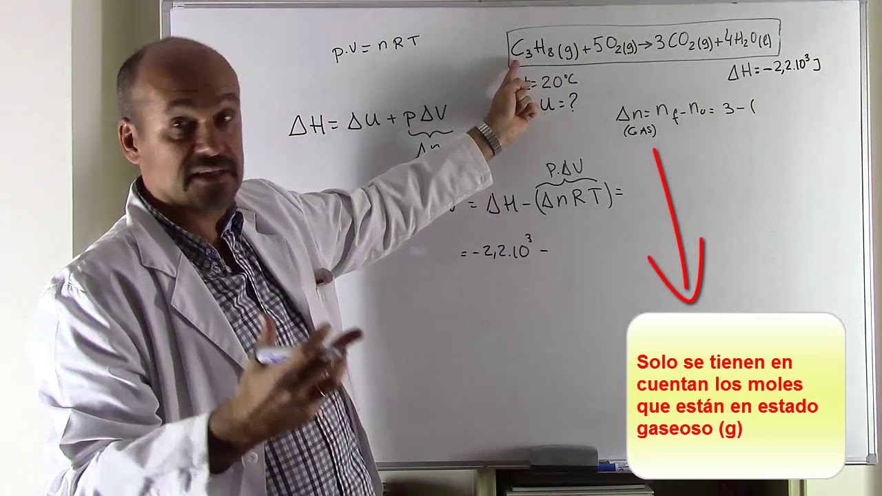ENERGÍA INTERNA DE UNA REACCIÓN. ENTALPÍA. TERMODINÁMICA