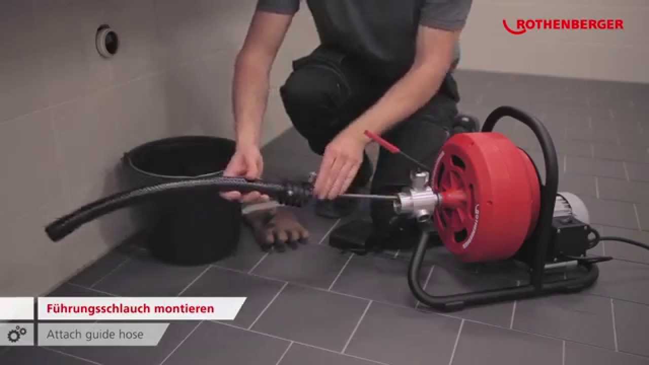 RODRUM S Drum Drain Cleaning Machine / Trommelrohrreinigungsmaschine