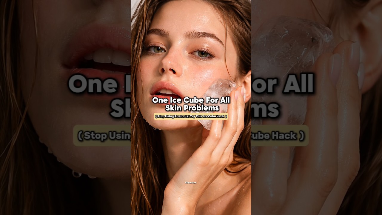 One Ice Cube For All Skin Problems 