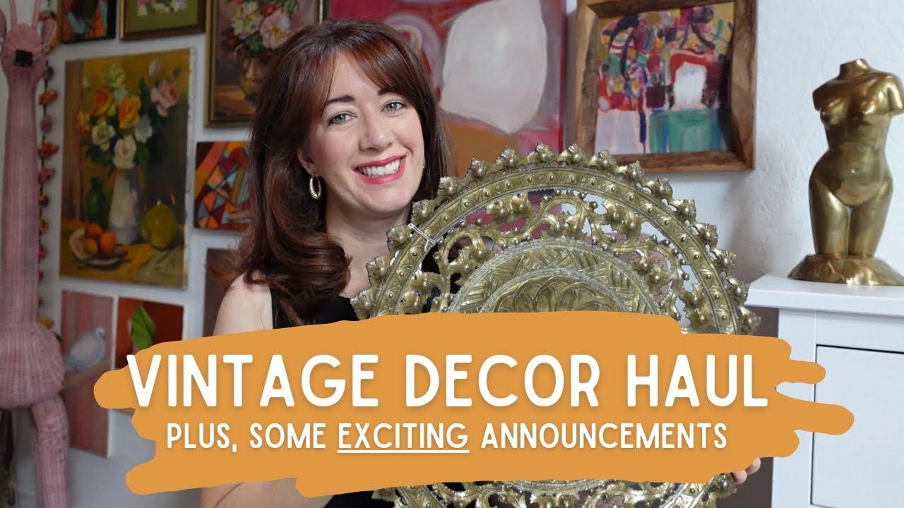 Vintage Home Decor Haul Etsy Vintage Shop