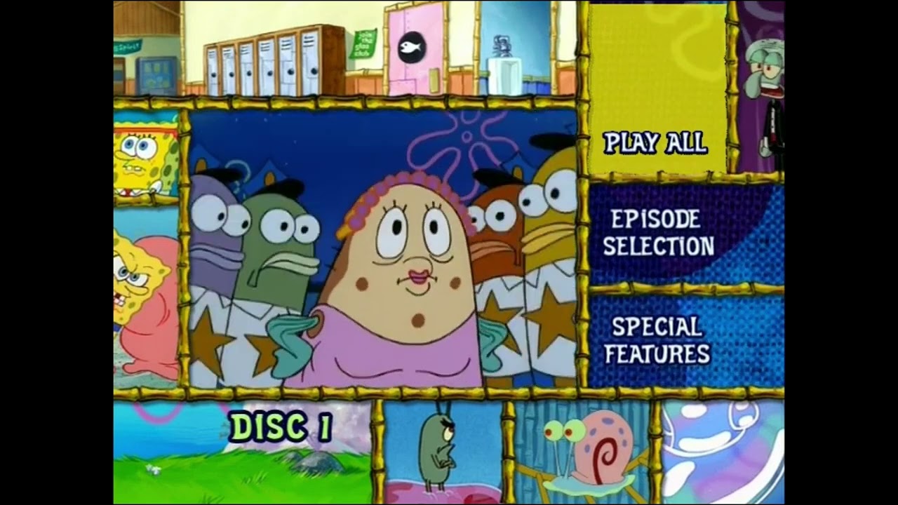 Strange Spongebob DVD Anti Piracy Screen