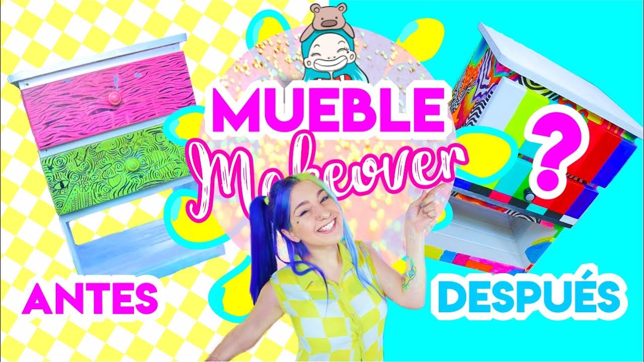 Renové un mueble viejito 🎨 ¿Quedo como quería? #AnnMakeover 1