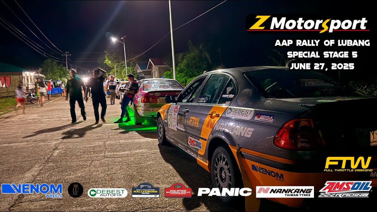 AAP Rally Of Lubang. Night Stage Special Stage 5 Round 2 SS5. June 27, 2025
