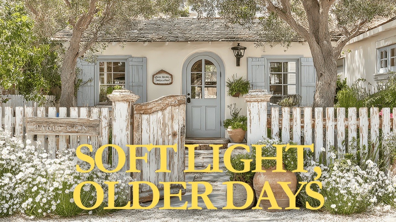 Powdered Blue & Sun-Washed Ivory | Vintage French Country Cottage Remembers the Sea Nostalgia