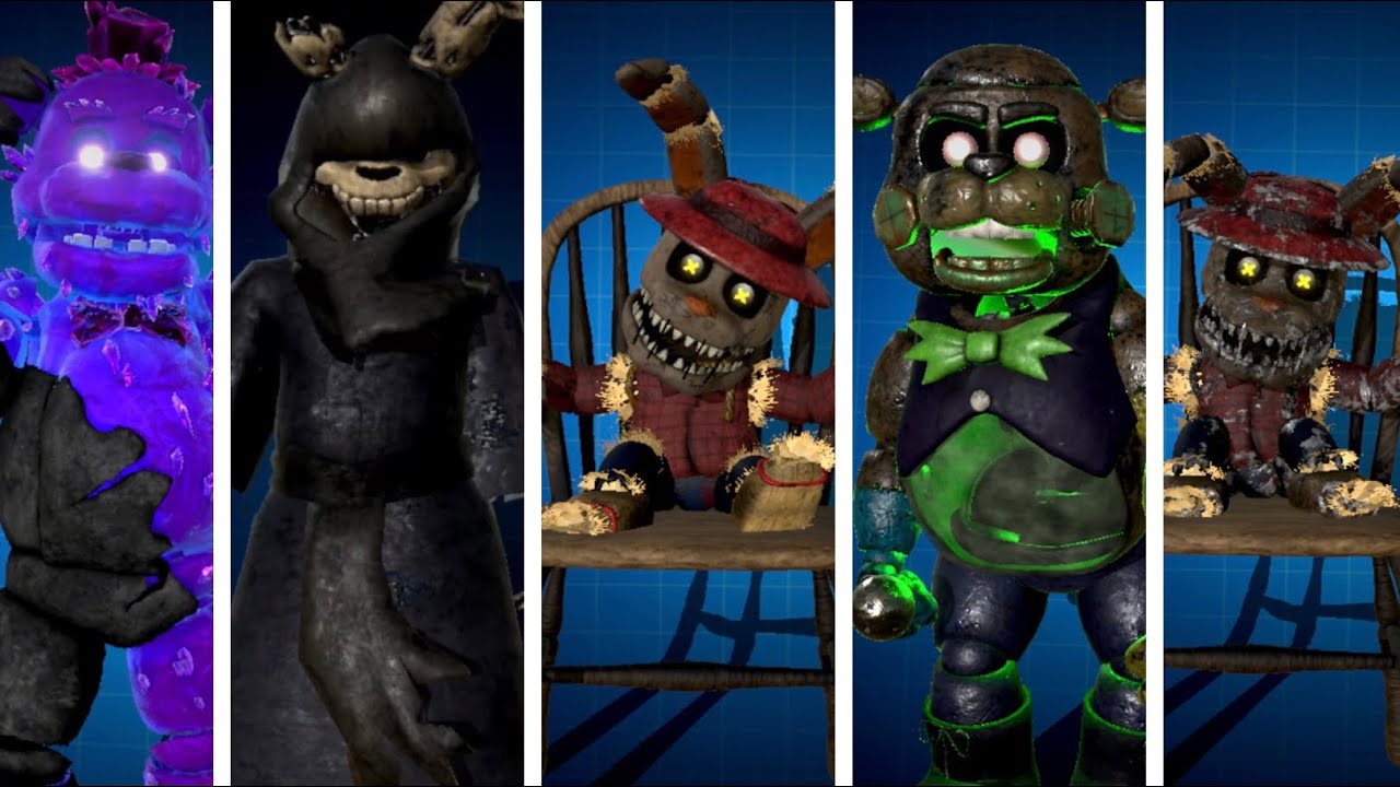 Forsaken AR | All Workshop Animations 100 - 1% + PlushCrow (October 2022) #fnafar #fnaf