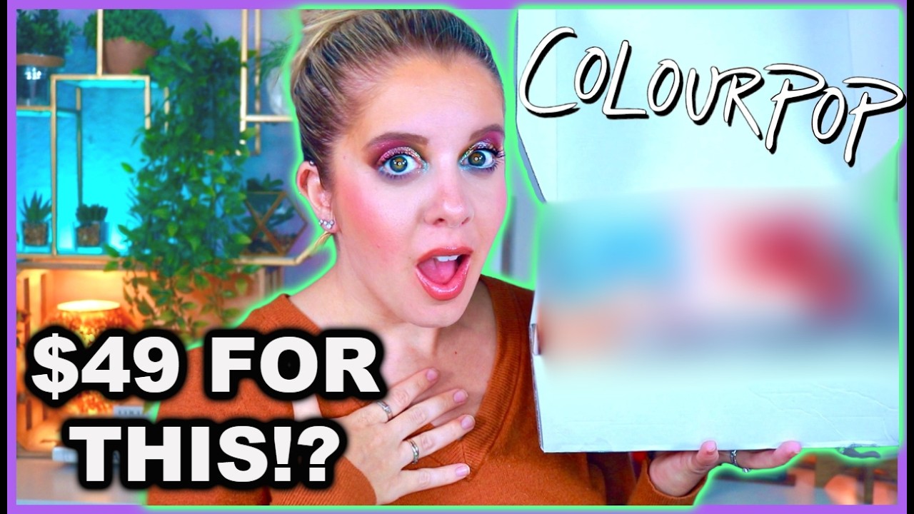 NEW! COLOURPOP $49 SPRING RESET MYSTERY BOX! | WAIT&hellip; THIS IS GOOD?! 😳