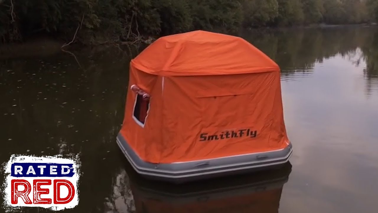 SmithFly Has Basically Invented a Waterbed for Outdoor Enthusiasts with this Floating Tent