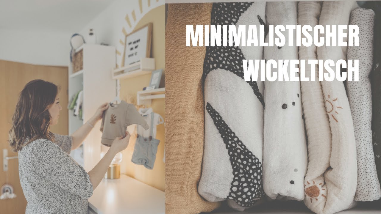 Minimalistischer Wickeltisch: Einfach, praktisch & schön – so sieht unser Setup aus