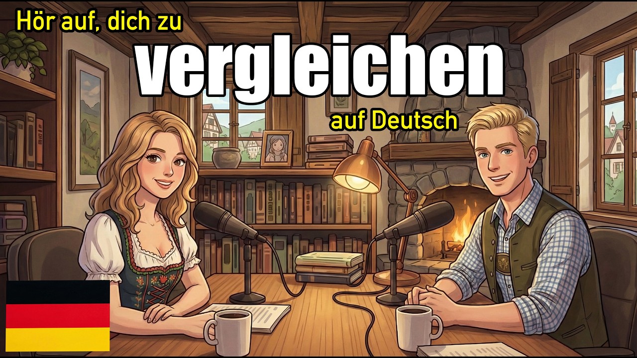 Einfacher deutscher Podcast für Deutschlernende | Hör auf, dich mit anderen zu vergleichen