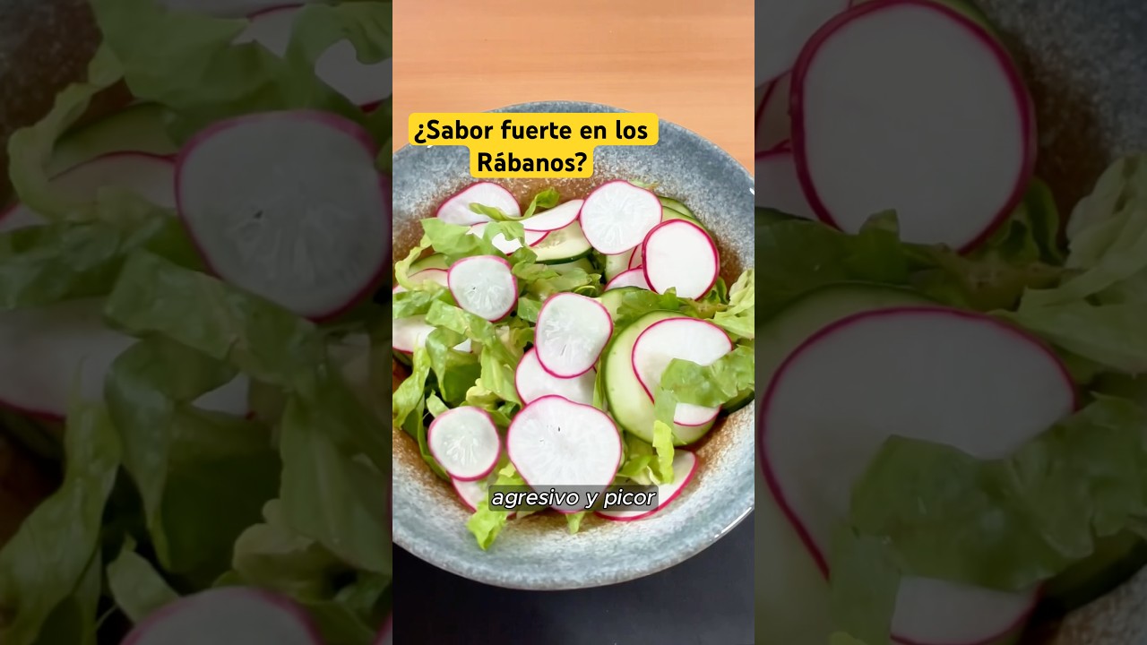 &iquest;C&oacute;mo evitar el sabor fuerte y picor en los R&aacute;banos? #cienciaycocina #shorts