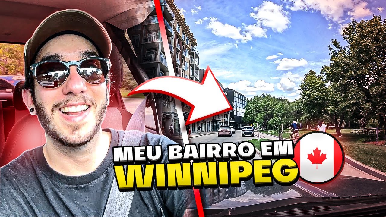 Tour pelo meu bairro no Canadá