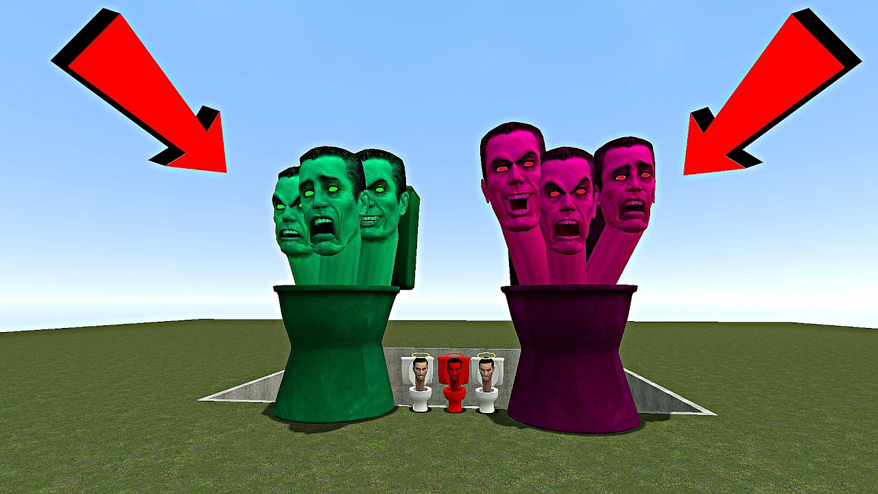 SPARTAN KICKING ALL SKIBIDI TOILETS IN DEEP PIT GMOD #atikgmod#gmod