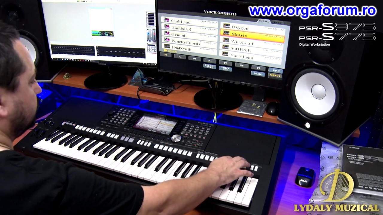 DEMO YAMAHA PSR S975 Styles factory
