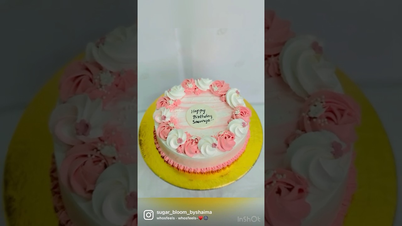 Simple vanilla cake decoration&hellip;Cake decoration&hellip;